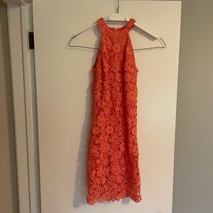 Pink Lily lace dress, never worn, size small